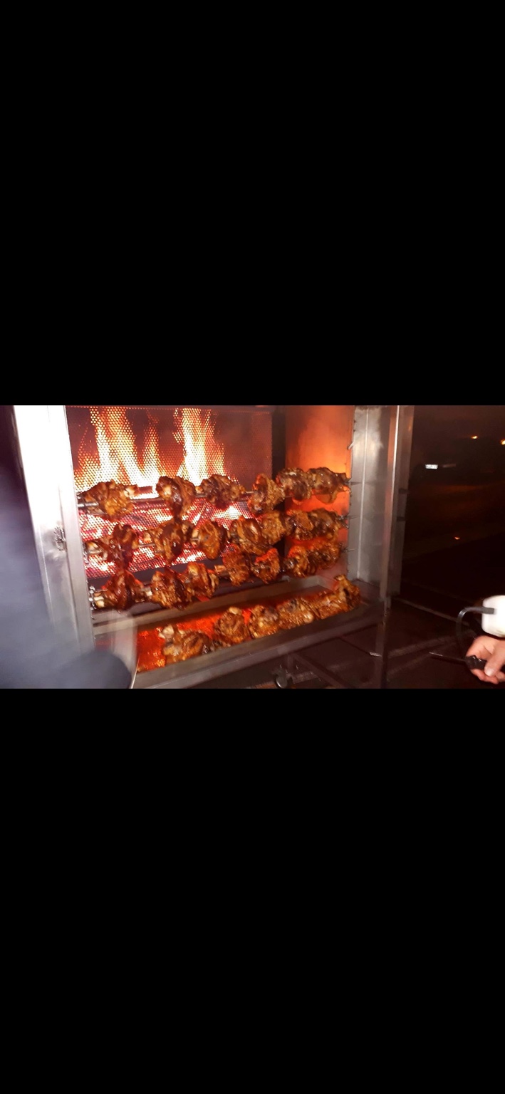 Hendl am Grill